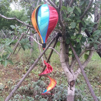 Balon na vroč zrak Kolesce Vetrovi ballooning Kite Vrt Sodišče Hiša Dekoracijo Zračni Kanal Igrača - # 3