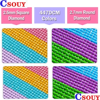 Barva 5D Diy Diamond Vezenje Rdeč Obraz Mačka Diamond Mozaik Risanje Celoten Kvadratni Krog Sveder Diamantni Slikarstvo Navzkrižno Šiv Dekor