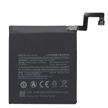 Baterijo telefona BN20 za Xiaomi Mi 5C Mi5C M5C Originalne Nadomestne Baterije Visoke Zmogljivosti 2810mAh Brezplačna Orodja