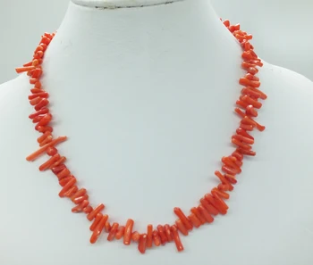 Beaded ogrlico, visoko kakovostnih ročno izdelanih koralni ogrlico. naravnih koralnih, DAJ dama najboljše darilo 18