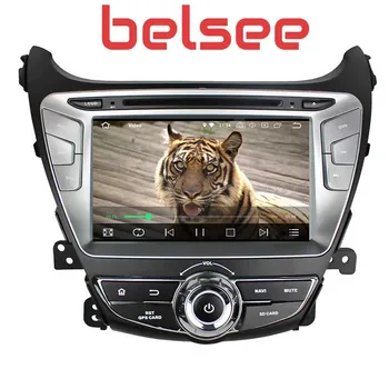 Belsee za Hyundai Elantra android 8.0 Vodja Enote IPS Zaslon na Dotik Radio Večpredstavnostna DVD GPS Navi Jedro Octa PX5 4G+32 G