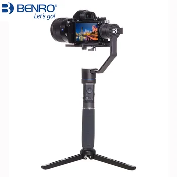 Benro R1 Profesionalni Ročni 3-osni stabilizator za kamere in mobilni telefon Gimbal anti-shake Večfunkcijsko Stabilizator