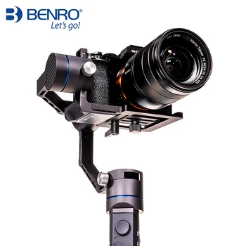 Benro R1 Profesionalni Ročni 3-osni stabilizator za kamere in mobilni telefon Gimbal anti-shake Večfunkcijsko Stabilizator