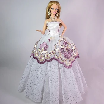 Besegad 5PCS Elegantno Dekle Lutke Igrače Tančico Obleke, Obleke, Oblačila Kostum 30 cm Lutka Krpo Pribor za Igrače Barbie Dekle Darila