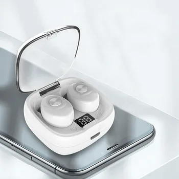 Bluetooth 5.0 Slušalke Mini Polnjenje Box Brezžične Slušalke Stereo Šport Nepremočljiva Čepkov Slušalke Z Mikrofonom