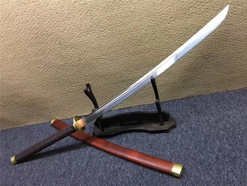 Boj Pripravljena Visoko Manganovega Jekla Tradicionalnih Meč Samurai Katana Dolg Ročaj Palisander Tulec