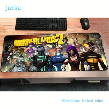 Borderlands 2 preproge 800x300x3mm debele gaming mouse pad velika tipkovnica mousepad anime gamer prenosnik dodatki padmouse mat