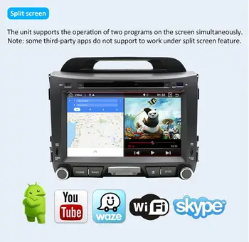 Bosion 2 din Android 10 Izhod AV AVTO DVD PREDVAJALNIK Za KIA sportage za obdobje 2011-GPS zaslon navigacijska stereo radijski sprejemnik gps 2din