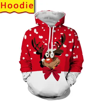 Božič hoodie majica 3d tiskanja moških harajuku smešno satan grde hlače zimsko jakno ulične majica anime obleko, odejo