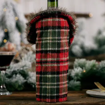 Božič, Rdeče Vino, Steklenica Vrečko Kritje Božič Tabela Večerja Dekoracijo Stranka Darilo Namizna vina, steklenico kritje Božični Dekor