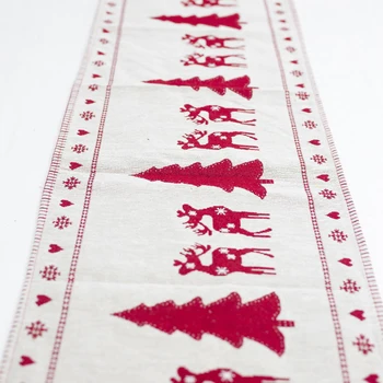Božič Tabela Zastavo Čaj Tabela Namizno Dekoracijo Risanka Festival Namizni prt Stranka Večerja Non-slip Namizni Tekač