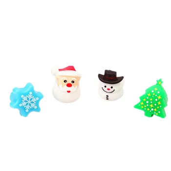 Božično Darilo Stranka Prst, Svetlobo Žareče Igrača Starec Snežinka Božično Drevo Snežaka Obroč Dekoracijo