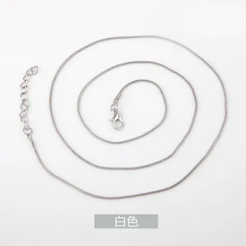 Brezplačna dostava 10PCS 60+5 cm dolžina ogrlica DIY locket okvir obesek verige XL007