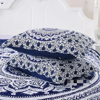 Brezplačna dostava bombaž 3pcs Ameriški retro bohemian mozaik odeja colcha full/kraljica velikosti Evropske postelja kritje bedspread