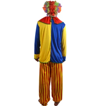 Brezplačna dostava Halloween kostum maškarada čarovnik klovn kostum za odrasle klovn oblačila obleko