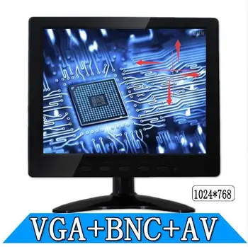 BREZPLAČNA DOSTAVA za 8 centimetrov Industrijski LCD zaslonih VGA AV BNC hd 1024 x768