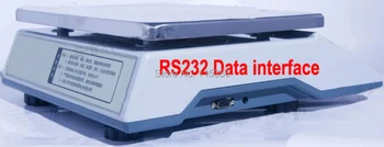 Brezplačna dostava za štetje v obsegu 15 KG x 0,5 g APTW418 RS232 Port podatkov za Tiskanje industrijske bilance klopi lestvici