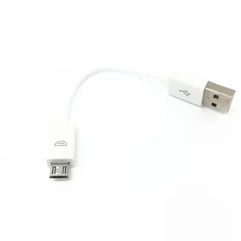 Brezplačne Dostave Bela 12 cm-Kratek-1A-Mikro-USB-Hitro-Polnilec-Polnjenje-Kabel-mikro V8