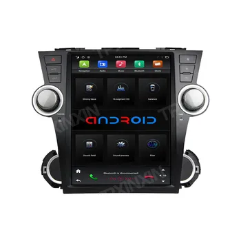 Brezžični Carplay Tesla Slog Android 9 Avto, GPS Navigacija Za Toyota Highlander 2007-2013 Stereo glavna enota Multimedijski Predvajalnik Auto