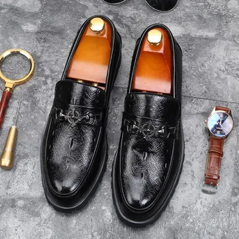 Britanski Stil Moških Obleko Čevlje Poslovanje, Formalno Čevlji Moški Modni Gentlemanlike Moških Oxfords