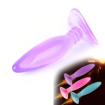 Bullet Oblika Analni Silikonski Čep Spolno Stimulacijo, Igrače za Odrasle Moški Ženski TK-ing