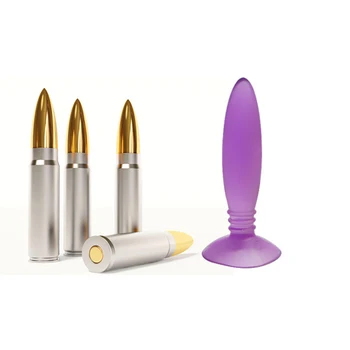 Bullet Oblika Analni Silikonski Čep Spolno Stimulacijo, Igrače za Odrasle Moški Ženski TK-ing