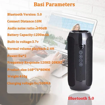 Caixa De Som Amplificada Coluna Bluetooth Zvočniki za Prenosni Nepremočljiva FM Radio Sistem Domačega kina Haut-parleurs Boombox Sonos