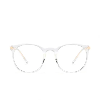 Candy Barve Oči Očala Ženske Retro Jasno Optičnih Očal Okvir Spektakel Oculos Pregleden Okrogle Očala Anti-modra Svetloba