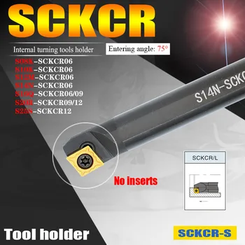 CNC Orodje Notranjega Stružnica Stružni Imetnik S10K/S12M-SCKCR06 S20R/S25S/S16Q-SCKCR09 Ne so Vložki
