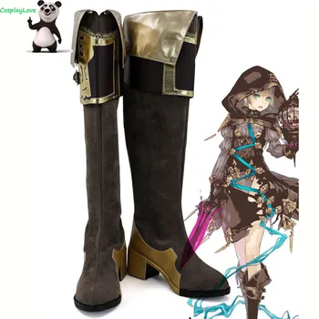 CosplayLove SINoALICE Cosplay Shoes Hansel Gretel Cosplay Shoes Boots For Halloween Christmas