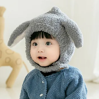 Cute knitted woolen hat baby hat warm baby girl boy hat winter ears warm kid's hat baby hat newborn hat newborn photo outfits