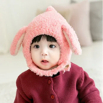 Cute knitted woolen hat baby hat warm baby girl boy hat winter ears warm kid's hat baby hat newborn hat newborn photo outfits