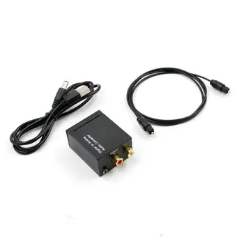 DAC Digitalno Analogni Pretvornik Optični Koaksialni Optični Priključek SPDIF Optični Kabel Audio, da Z RCA Adapter Adapter 3,5 mm Q1K4