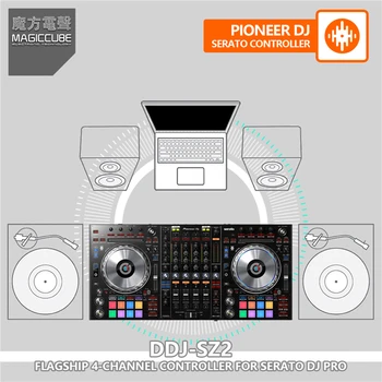 DDJ-SZ2 DJ Krmilnik 4-Pot na Disku Diktafon Vse-v-enem Ultra Velika Velikost