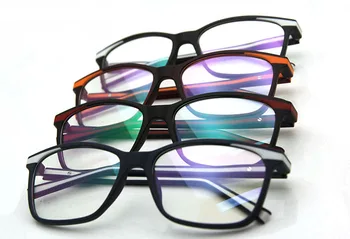 Debelo (10pcs/veliko) Spodbujanje Očala Okvir Pravokotne TR90 Moške Oči Očala Okvirji Jasno Očala za Kratkovidnost