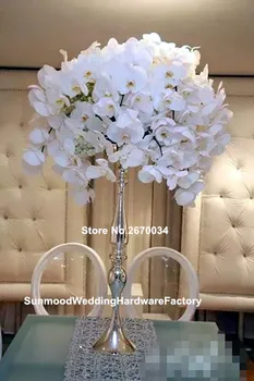 Debelo lep visok kovinski cvet vazo paited flower stand poroko centerpiece za dekoracijo poroke