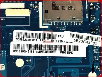 Debelo Čisto Nov ZIWB2/ZIWB3/ZIWE1 LA-B091P za Lenovo B50-70 Sistemski Plošči FRU:5B20G45981 SR1EN I3-4030U 2 gb DDR3L Preizkušen
