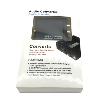 Digitalno Analogni o Converter Nadgradnjo Modela z 3,5 MM Slušalke Jack Koaksialni o Dekoder
