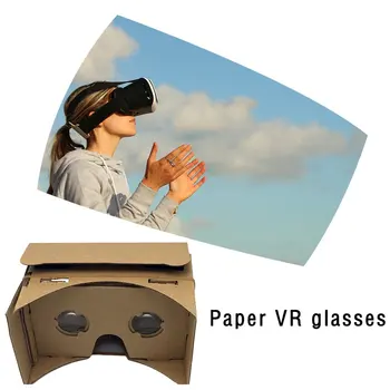 DIY 3D Virtualni Realnosti Očala Hardboard Za Google Kartonske Očala 3D Navidezna Resničnost, Za Pametni telefon Čelada Stereo