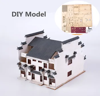DIY Lesene Pesek Tabela Sestavljanje modelov Model Zgradbe za Železniški Krajine Pesek Tabela