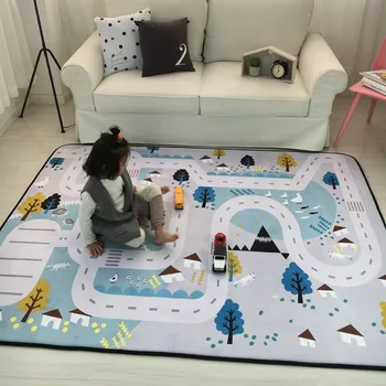 Doma Dekor 150*200 cm Anti-slip Velik Debel Risanka Območje odeje Otrok Soba Odeje Baby Otroci Igrajo Plazil Mat Preproga Za dnevno Sobo