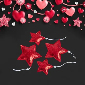 Doma Dekor Valentinovo, Ljubezen Star Viseči Okras Dekoracijo Sten Star Srce Oblika Decoratings Dodatki