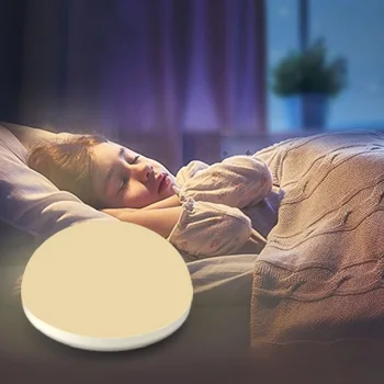 Dotik Zatemnitev Noč Svetlobe Postelji Omaro, Predalnik namizne Svetilke Micro USB za Polnjenje Super Svetla Varčevanja z Energijo Baby Hranjenje Svetlobe
