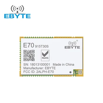 E70-915T30S RoHS IS Elektronske Komponente 915MHz 30dBm EBYTE Brezžično povežite Sprejemnik / oddajnik UART Modul CC1310 6 km Brezžični Moduli