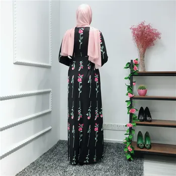 Eid Abaya Haljo Dubaj Turčija Islam, Muslimanska Moda Obleko Abayas Za Ženske Ramadana Tesettur Elbise Sukienki Caftan Marocain Tam Kaftan