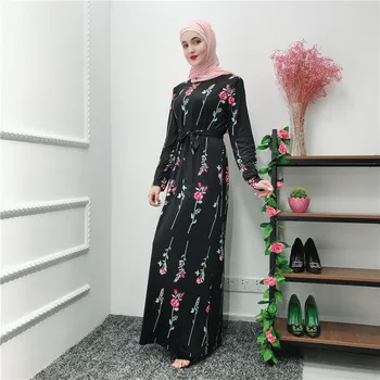 Eid Abaya Haljo Dubaj Turčija Islam, Muslimanska Moda Obleko Abayas Za Ženske Ramadana Tesettur Elbise Sukienki Caftan Marocain Tam Kaftan