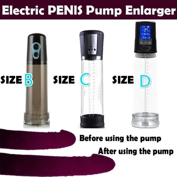 Električni Penis Vakuumska Črpalka za Penis Širitve Podaljša Črpalka za Penis, Povečanje Zračnega Tlaka Naprave za Močnejše Večje Erekcije seks IGRAČE