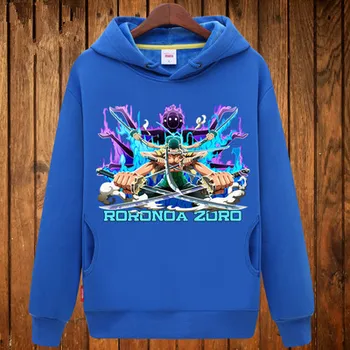 En Kos Anime Nekaj hoodies Jesensko Zimske moške runo debel toplo kapičastih pulover Moda barva Majica blagovne Znamke Vrhovi