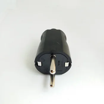 Evropski Euro Nemčiji standardni Kabel Podaljšek za Povezavo Priključite Moški Ženska Rit svečke 16A 4.8 mm, AC Power Adapter Montaža vtiča