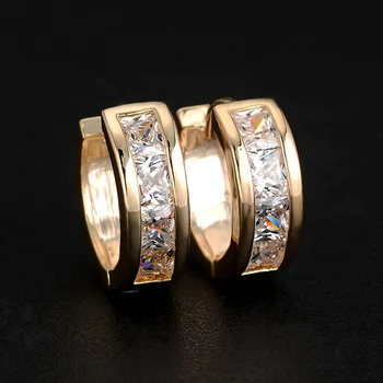 Evropski in Ameriški modni trend uho nohtov nakit trgovini cirkonij zlato galvanizacijo sponke sto ženski prstan